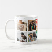 Retro Sunset Photo Mr and Mrs 1st  Anniversary Kaffeetasse (Links)