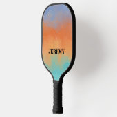 Retro sunset pickleball schläger (Links)