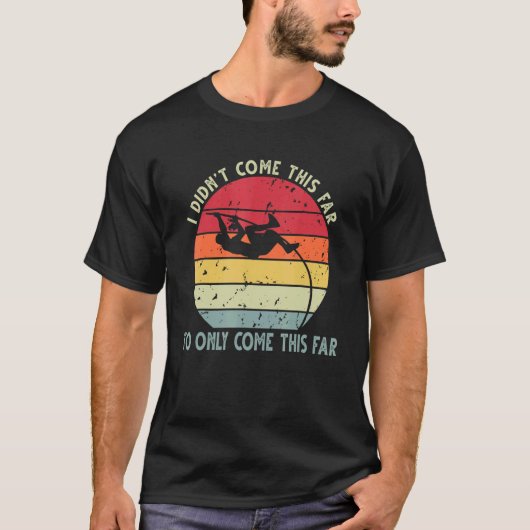 Retro Sunset Pole Vault 3 T-Shirt (Vorderseite)