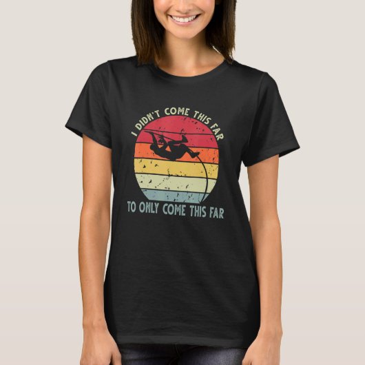 Retro Sunset Pole Vault 3 T-Shirt (Vorderseite)