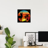 RETRO SUNSET POSTER (Heimbüro)