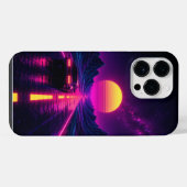 Retro Sunset Road Cell Phone Case iPhone Hülle (Rückseite (Horizontal))