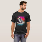 Retro Sunset Sneaker T-Shirt (Vorne ganz)