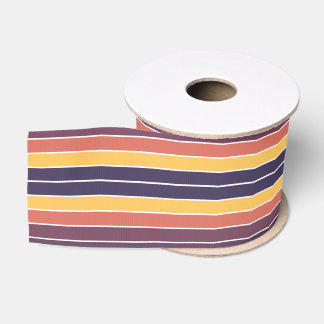 Retro Sunset Stripes Ripsband