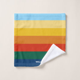 Retro Sunset Strips mit einfachem Leerzeichen, fei Waschlappen