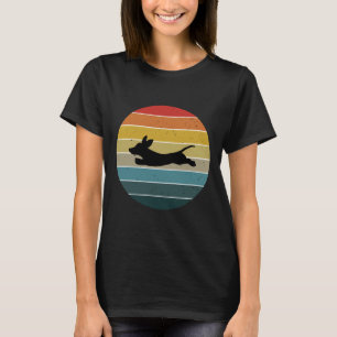 Retro Sunset Style Dackel Vintag Lover Dachshu T-Shirt