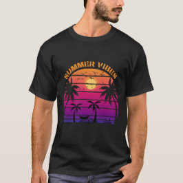 Retro Sunset Summer Vibes T-Shirt