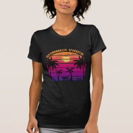 Retro Sunset Summer Vibes T-Shirt