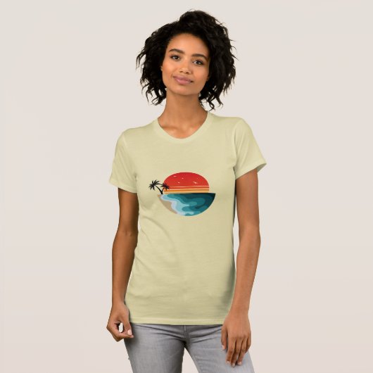 Retro Sunset - T - Shirt (Vorne ganz)