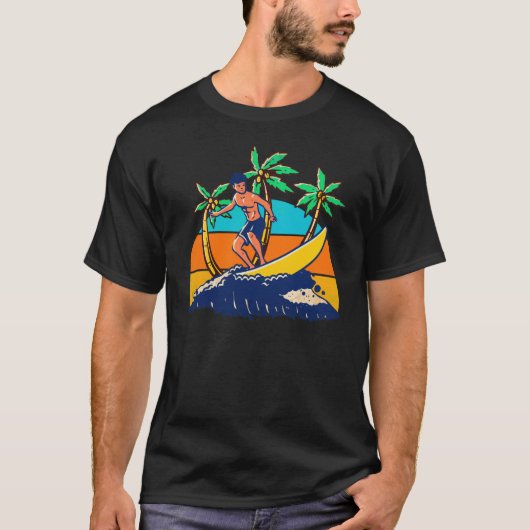 Retro Sunset T-Shirt (Vorderseite)