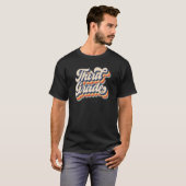 Retro Sunset Third Grade Lehrer & Student zurück T-Shirt (Vorne ganz)