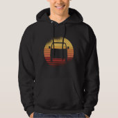 Retro Sunset Vanagon Syncro 4x4 Bus Hoodie (Vorderseite)