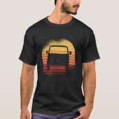 Retro Sunset Vanagon Syncro 4x4 Bus T-Shirt (Vorderseite)