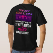 Retro Sunset Vibrations  T-Shirt (Rückseite)