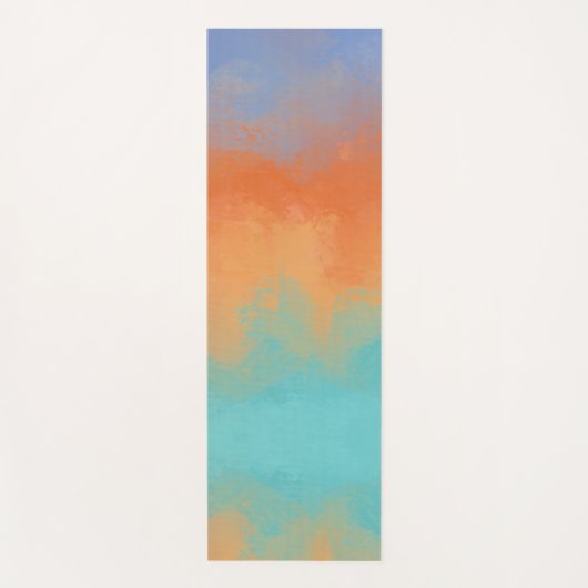 Retro Sunset  Yogamatte (Vorderseite)