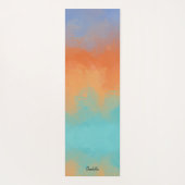 Retro Sunset  Yogamatte (Rückseite)