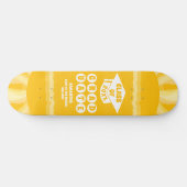 Retro Sunshine Abschluss Skateboard (Horizontal)