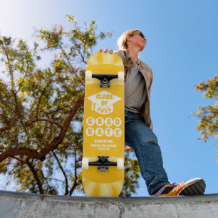 Retro Sunshine Abschluss Skateboard