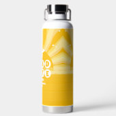 Retro Sunshine Abschluss Trinkflasche (Rückseite)