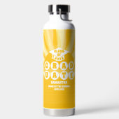 Retro Sunshine Abschluss Trinkflasche (links)