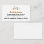 Retro Sunshine Books für die Babyverpackung Begleitkarte (Vorne/Hinten)