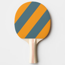 Retro Sunshine Drei fette Streifen Tischtennis Schläger