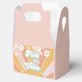 Retro Sunshine Five ist ein Vibe daisy boho Vielen Geschenkschachtel (Geöffnet)