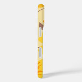 Retro Sunshine Floral Muster Gelbe Blumen Case-Mate iPhone Hülle (Rückseite / Rechts)