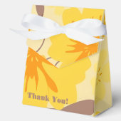 Retro Sunshine Florals- Geschenkschachtel (Vorderseite)