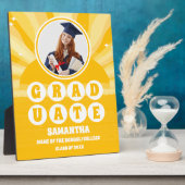 Retro Sunshine Foto Abschluss Fotoplatte (Seite)