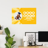 Retro Sunshine Foto Abschluss Poster (Heimbüro)
