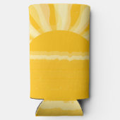 Retro Sunshine Foto Graduation Party Selters Dosenkühler (Rückseite)