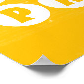 Retro Sunshine Graduation Party Willkommen Poster (Ecke)