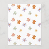 Retro Sunshine Groovy Girl Birthday Party (Rückseite)