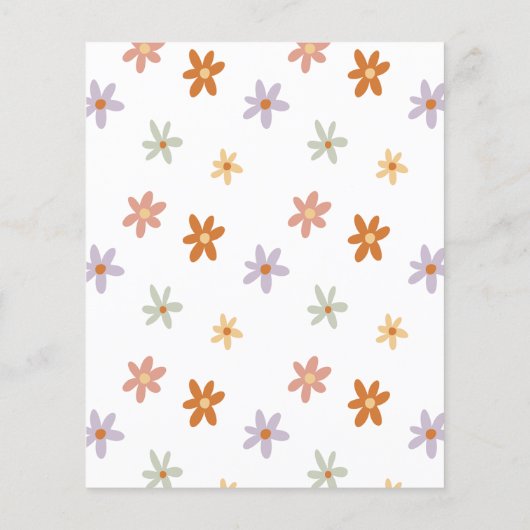 Retro Sunshine Groovy Girl Birthday Party (Rückseite)