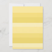 Retro Sunshine Hier kommt die Son Baby Dusche Einladung (Rückseite)