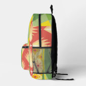 Retro Sunshine Patterns – Bold Colorful Bedruckter Rucksack (Rechts)