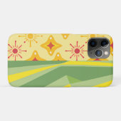Retro Sunshine Patterns – Bold Colorful Case-Mate iPhone Hülle (Rückseite (Horizontal))