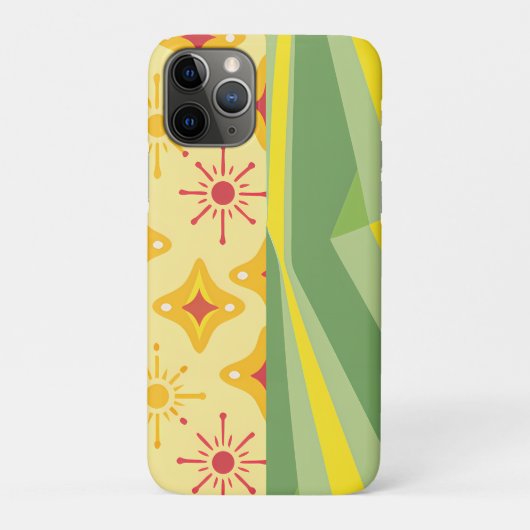 Retro Sunshine Patterns – Bold Colorful Case-Mate iPhone Hülle (Rückseite)