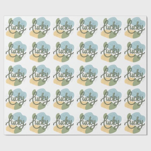 Retro Sunshine Patterns – Bold Colorful Geschenkpapier (Flach)