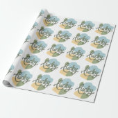 Retro Sunshine Patterns – Bold Colorful Geschenkpapier (Ungerollt)