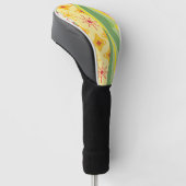 Retro Sunshine Patterns – Bold Colorful Golf Headcover (angewinkelt)