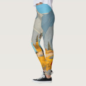 Retro Sunshine Patterns – Bold Colorful  Leggings (Links)