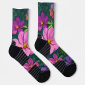 Retro Sunshine Patterns – Bold Colorful Socken (Rechts)