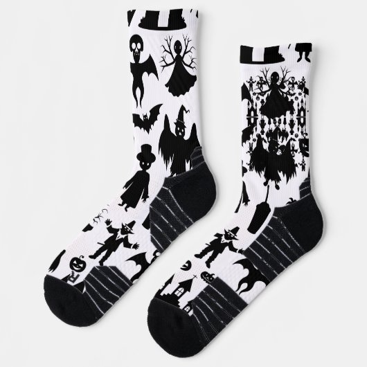 Retro Sunshine Patterns – Bold Colorful  Socken (Links)