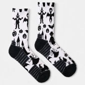 Retro Sunshine Patterns – Bold Colorful  Socken (Rechts)