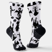 Retro Sunshine Patterns – Bold Colorful  Socken (Gewinkelt)