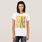 Retro Sunshine Patterns – Bold Colorful  T-Shirt (Vorne ganz)