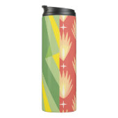 Retro Sunshine Patterns – Bold Colorful  Thermosbecher (Nach rechts gedreht)