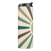 Retro Sunshine Personalisiertes Gastgeschenk Thermosbecher (Nach links gedreht)